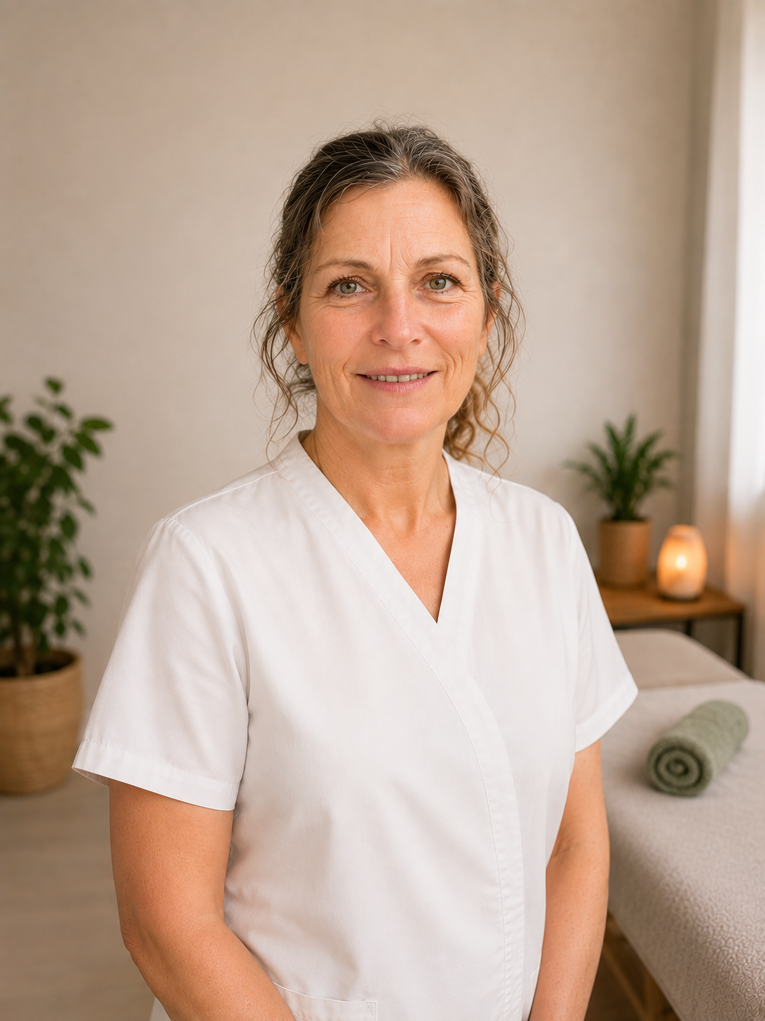 Louise Høj i klinikken i Espergærde
